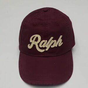 Ralph Lauren Maroon Ralph logo hat
